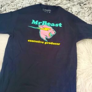 MrBeast Executive Producer limited edition black medium shirt